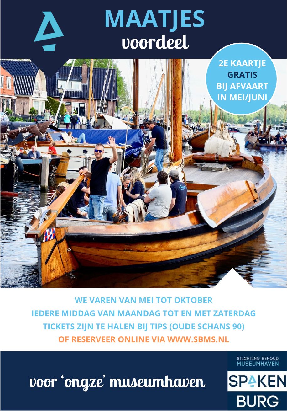 Botter op het Eemmeer in Spakenburg